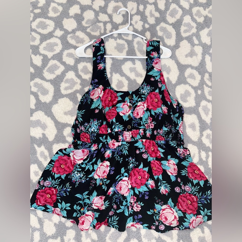 Floral Torrid Flowy Tank size 3